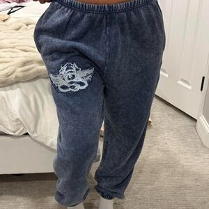 Boys Lie Navy Textured Joggers